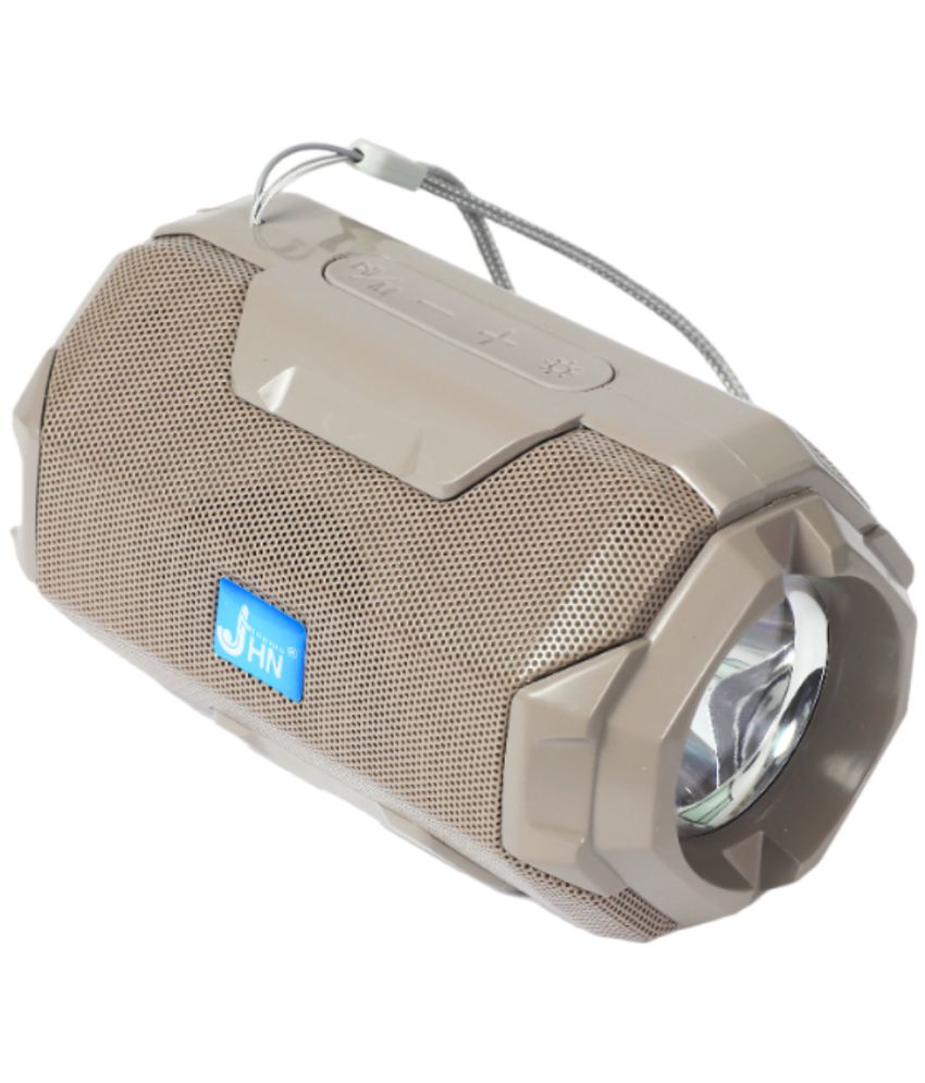     			jhn JHN-168 10 W Bluetooth Speaker Bluetooth v5.0 with USB,Aux,SD card Slot Playback Time 6 hrs Beige