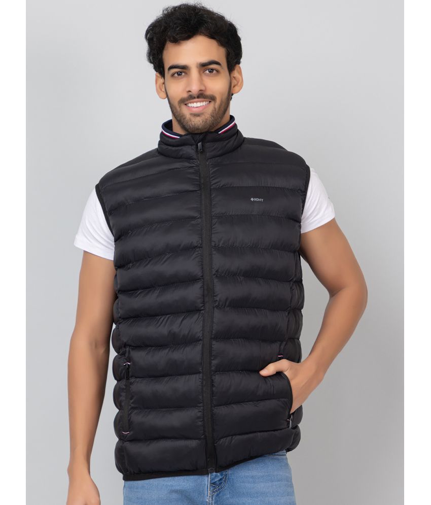     			xohy Cotton Blend Men's Puffer Jacket - Black ( Pack of 1 )