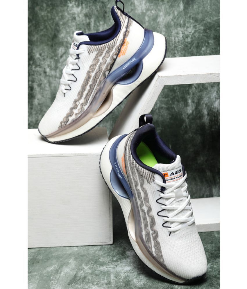     			ABROSE ASSG1268 Off White Men's Sports Running Shoes