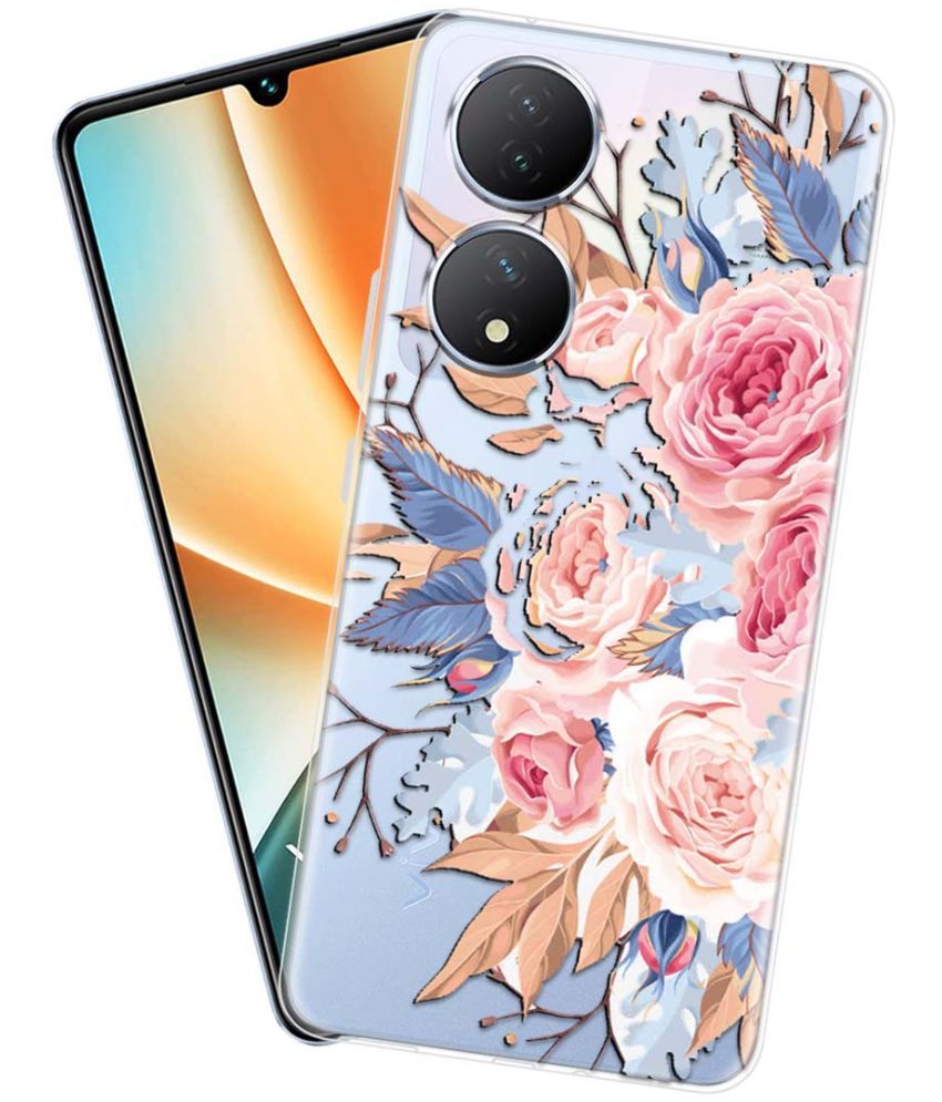     			Fashionury Multicolor Printed Back Cover Silicon Compatible For Vivo Y100 5G ( Pack of 1 )