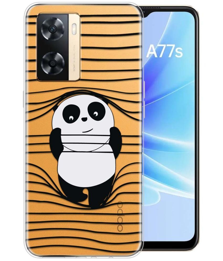     			Fashionury Multicolor Printed Back Cover Silicon Compatible For Oppo A77S ( Pack of 1 )