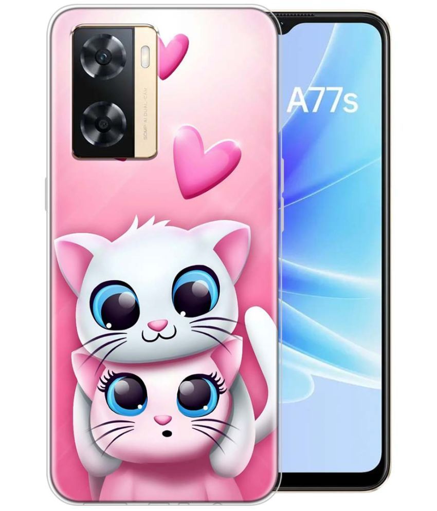     			Fashionury Multicolor Printed Back Cover Silicon Compatible For Oppo A77S ( Pack of 1 )