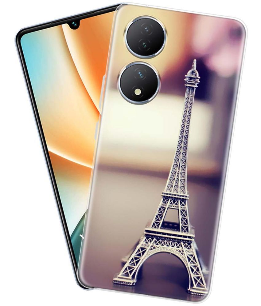     			Fashionury Multicolor Printed Back Cover Silicon Compatible For Vivo Y100 5G ( Pack of 1 )