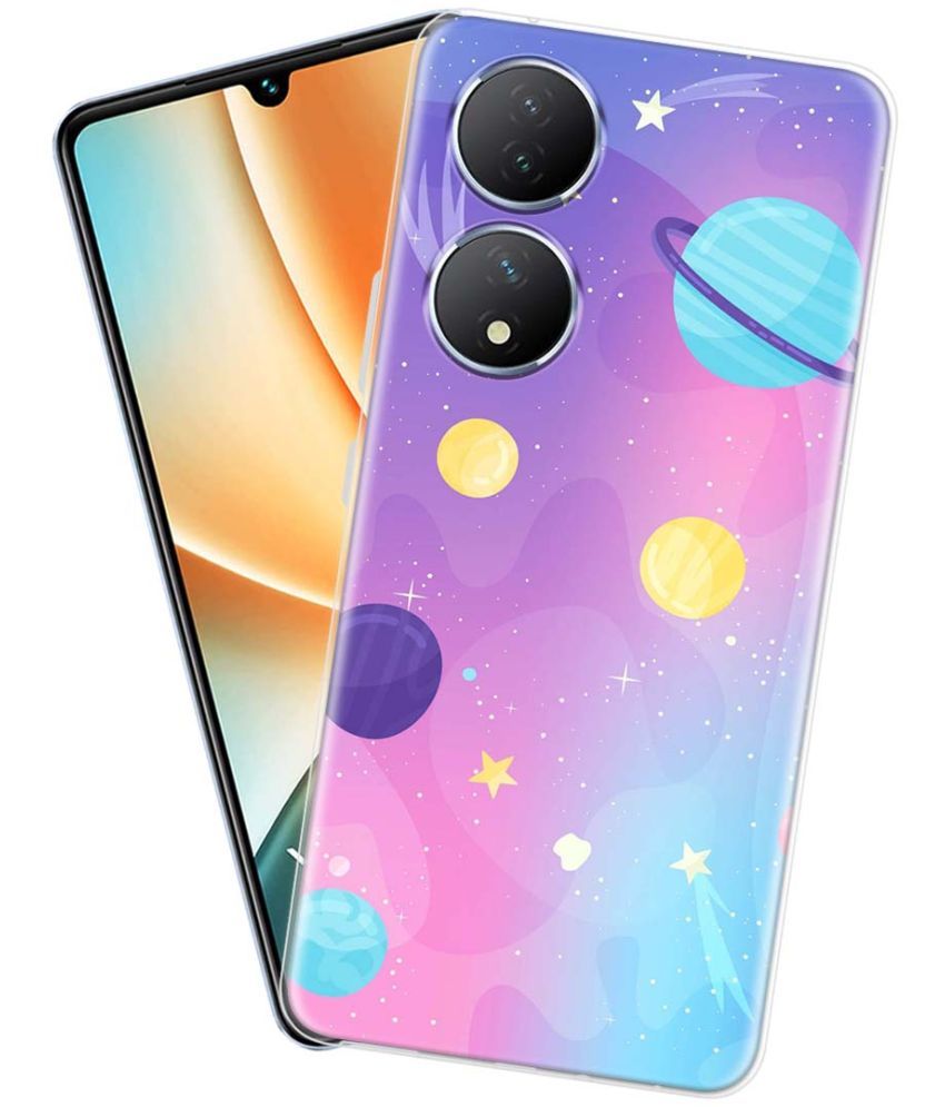     			Fashionury Multicolor Printed Back Cover Silicon Compatible For Vivo Y100 5G ( Pack of 1 )