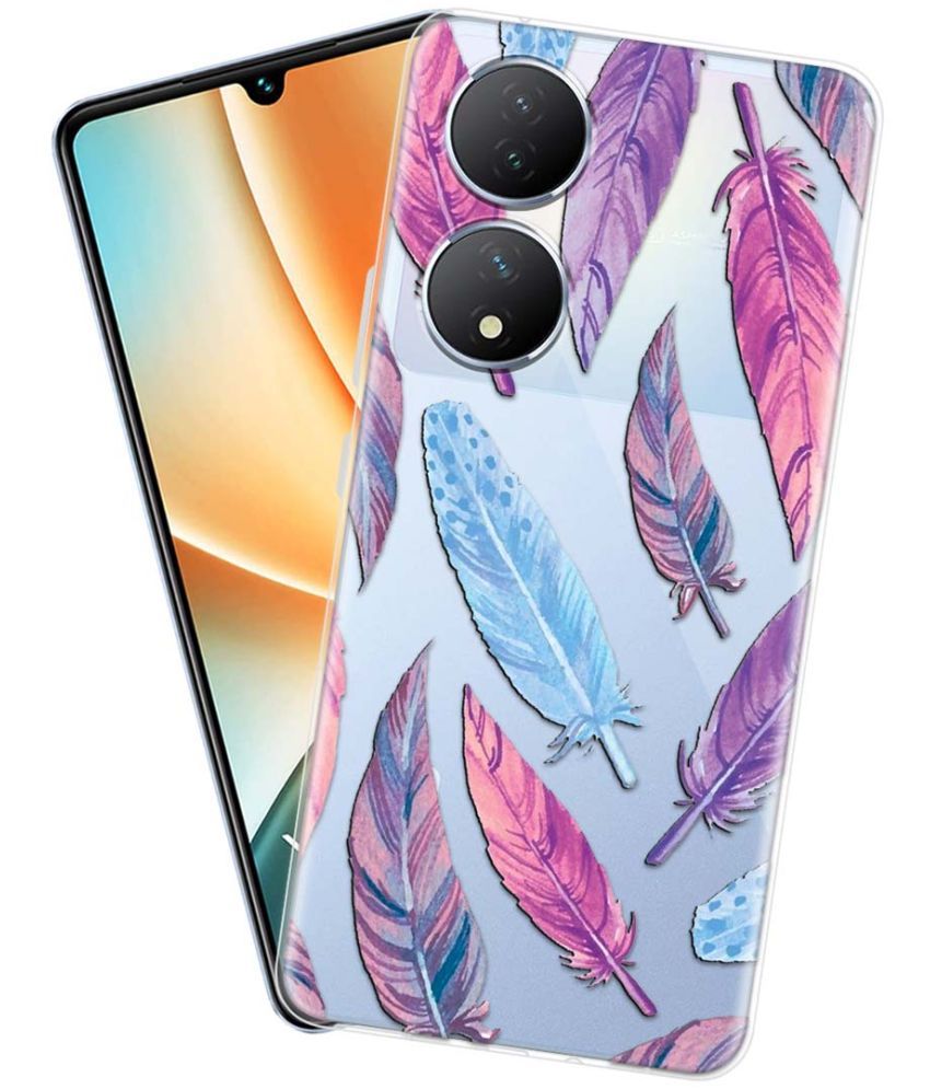     			Fashionury Multicolor Printed Back Cover Silicon Compatible For Vivo Y100 5G ( Pack of 1 )