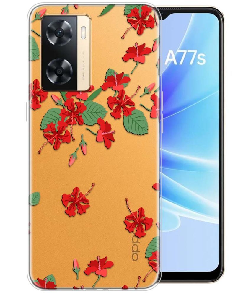     			Fashionury Multicolor Printed Back Cover Silicon Compatible For Oppo A77S ( Pack of 1 )