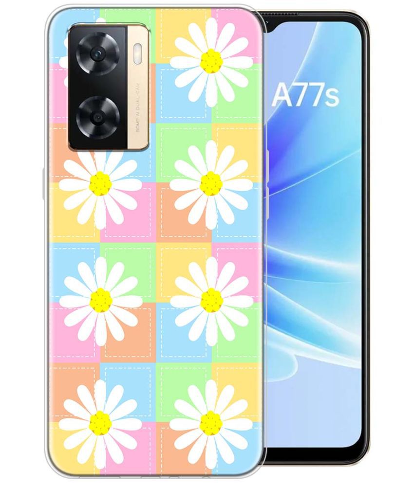     			Fashionury Multicolor Printed Back Cover Silicon Compatible For Oppo A77S ( Pack of 1 )