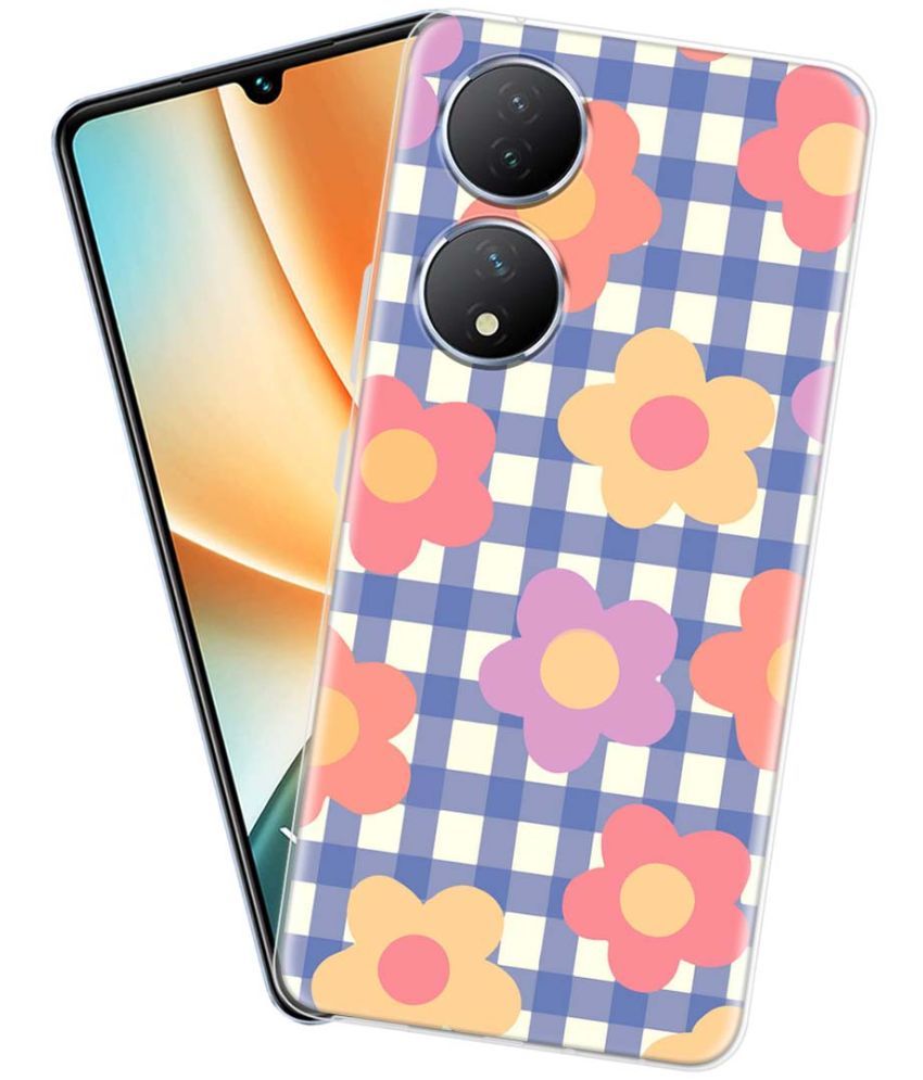     			Fashionury Multicolor Printed Back Cover Silicon Compatible For Vivo Y100 5G ( Pack of 1 )