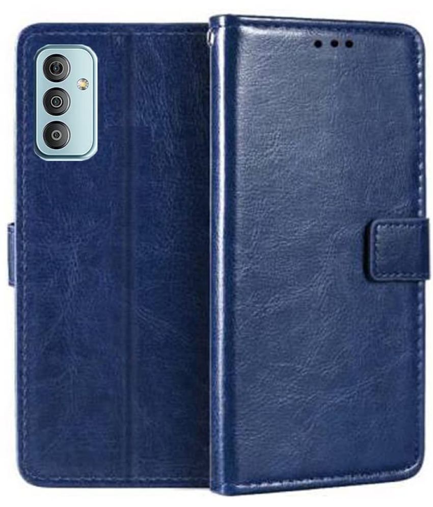     			Kosher Traders Blue Flip Cover Artificial Leather Compatible For Vivo V25 Pro ( Pack of 1 )