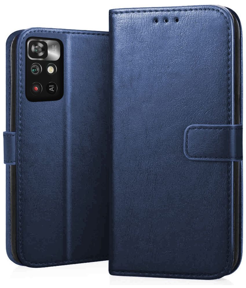     			Kosher Traders Blue Flip Cover Artificial Leather Compatible For Samsung Galaxy A13 4g ( Pack of 1 )