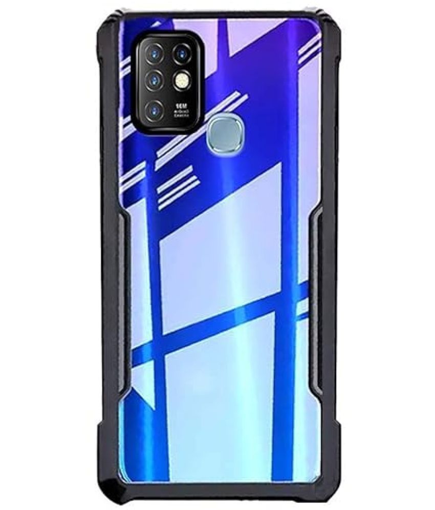     			Kosher Traders Shock Proof Case Compatible For Polycarbonate Infinix Hot 10 ( Pack of 1 )