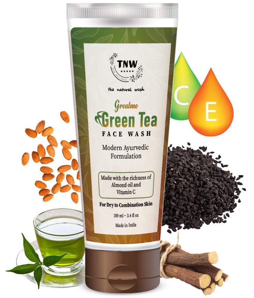     			TNW- The Natural Wash Green Tea Face Wash for Dry Skin, 100 ml