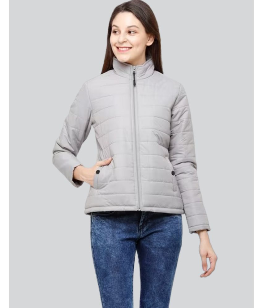     			PPTHEFASHIONHUB - Polyester Grey Puffer Pack of 1