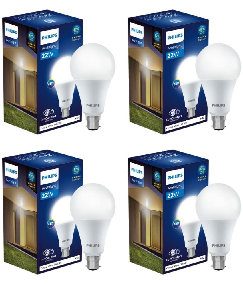     			Philips 22w Cool Day light LED Bulb ( Pack of 4 )