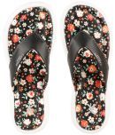 Carlton London Black Women's Thong Flip Flop