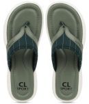 Carlton London Green Women's Thong Flip Flop