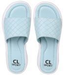 Carlton London Light Blue Women's Slide Flip Flop