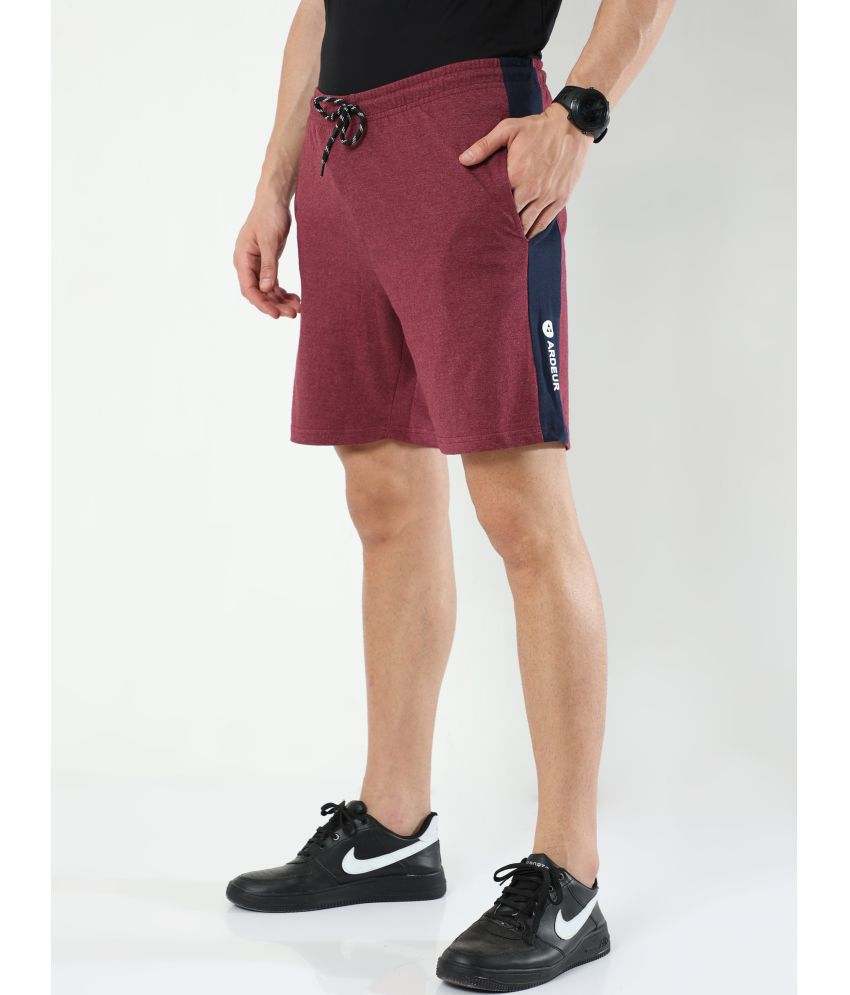     			Ardeur Fashions Maroon Cotton Blend Men's Shorts ( Pack of 1 )