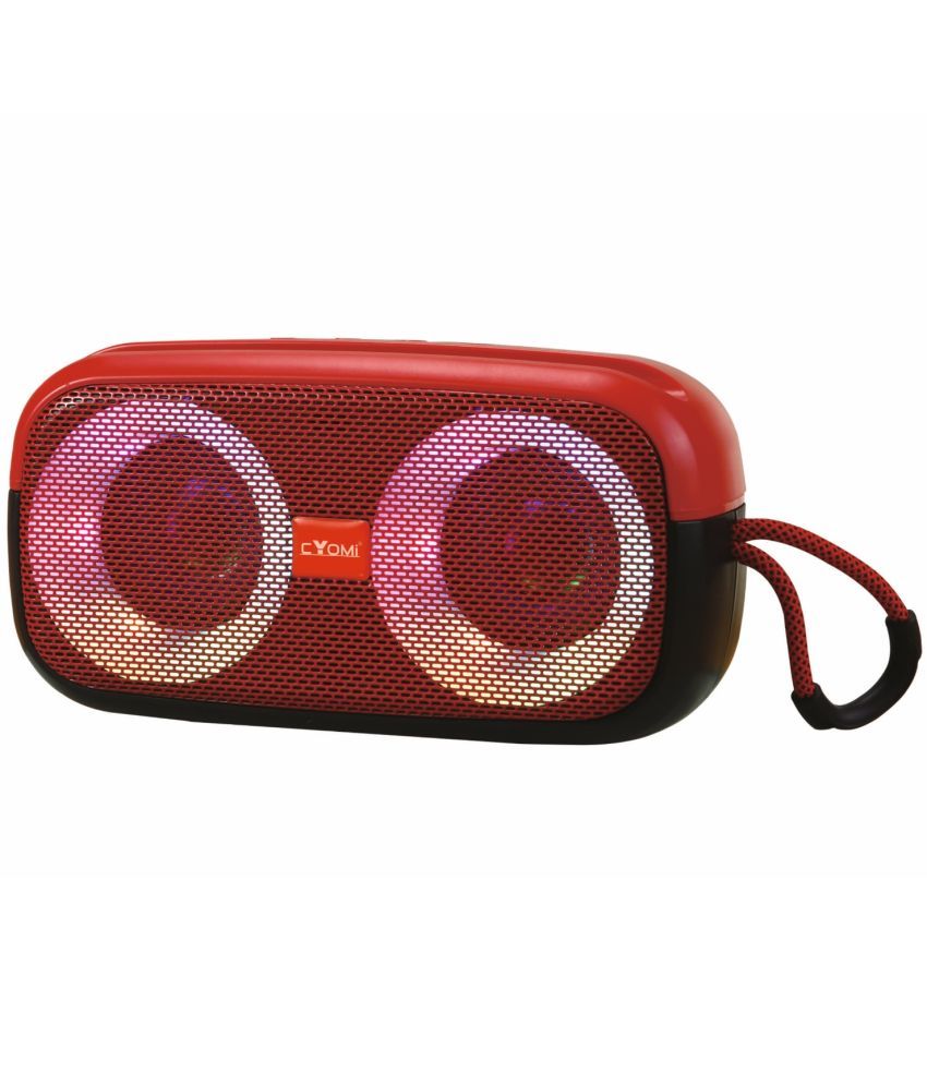     			CYOMI CY-650 10 W Bluetooth Speaker Bluetooth v5.0 with USB,SD card Slot Playback Time 10 hrs Red