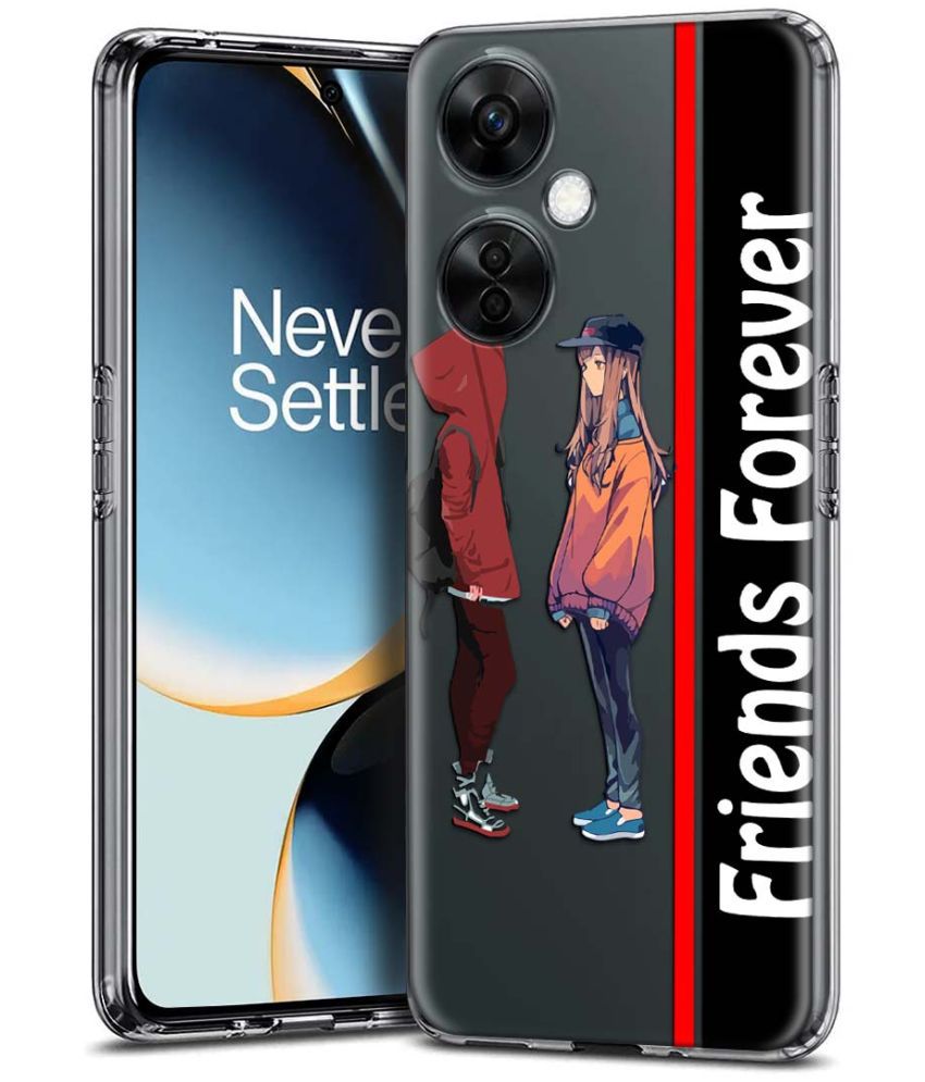     			Fashionury Multicolor Printed Back Cover Silicon Compatible For Oneplus Nord CE 3 Lite 5G ( Pack of 1 )
