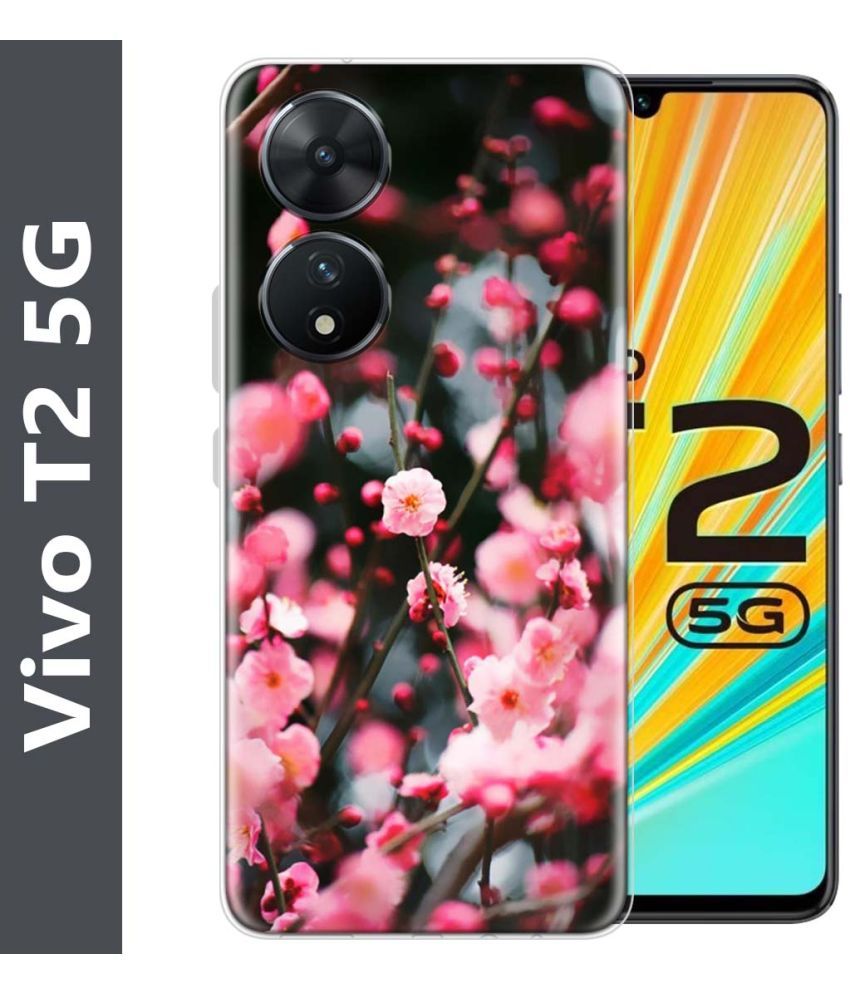     			Fashionury Multicolor Printed Back Cover Silicon Compatible For Vivo T2 5G ( Pack of 1 )