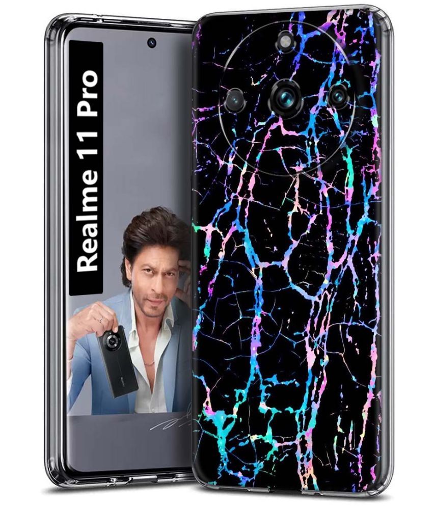     			Fashionury Multicolor Printed Back Cover Silicon Compatible For Realme 11 Pro ( Pack of 1 )