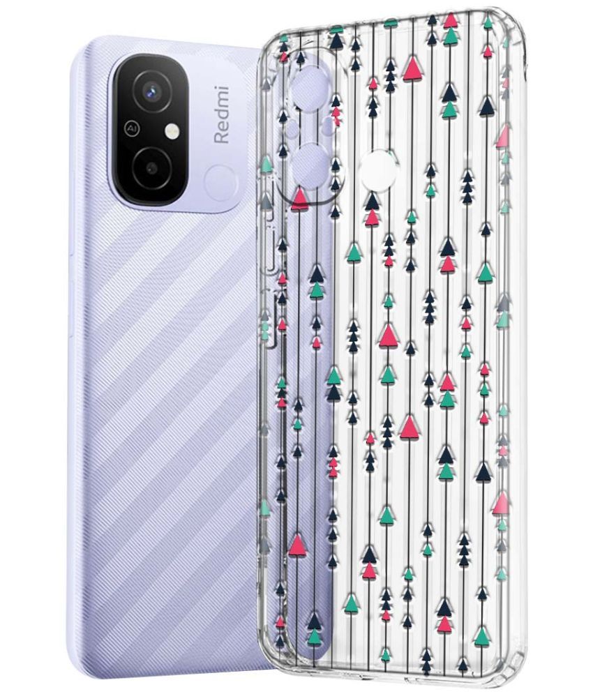     			Fashionury Multicolor Printed Back Cover Silicon Compatible For Redmi 12C ( Pack of 1 )