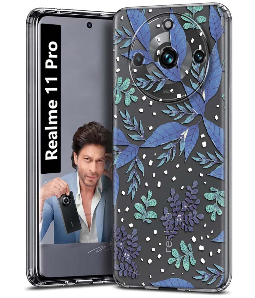     			Fashionury Multicolor Printed Back Cover Silicon Compatible For Realme 11 Pro ( Pack of 1 )