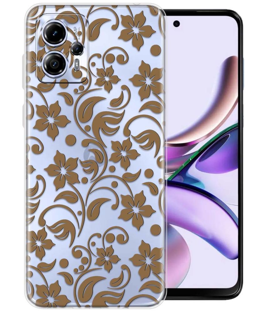     			Fashionury Multicolor Printed Back Cover Silicon Compatible For Moto G13 ( Pack of 1 )