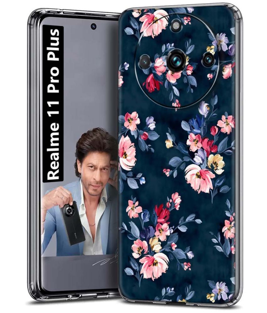     			Fashionury Multicolor Printed Back Cover Silicon Compatible For Realme 11 Pro Plus ( Pack of 1 )