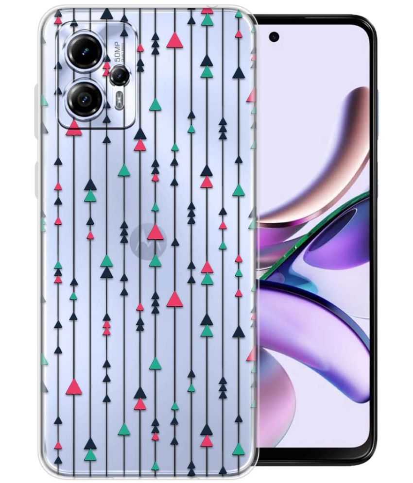     			Fashionury Multicolor Printed Back Cover Silicon Compatible For Moto G13 ( Pack of 1 )