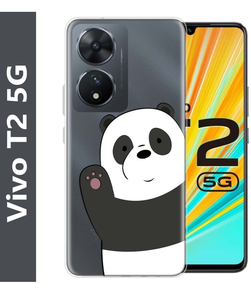     			Fashionury Multicolor Printed Back Cover Silicon Compatible For Vivo T2 5G ( Pack of 1 )