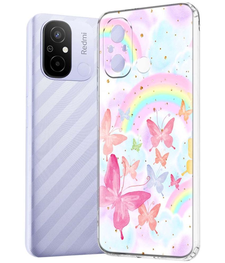     			Fashionury Multicolor Printed Back Cover Silicon Compatible For Redmi 12C ( Pack of 1 )