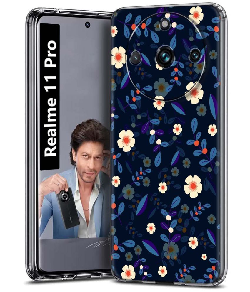     			Fashionury Multicolor Printed Back Cover Silicon Compatible For Realme 11 Pro ( Pack of 1 )