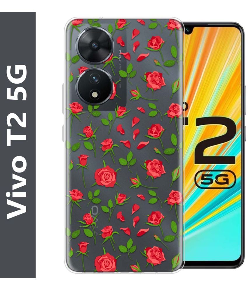     			Fashionury Multicolor Printed Back Cover Silicon Compatible For Vivo T2 5G ( Pack of 1 )