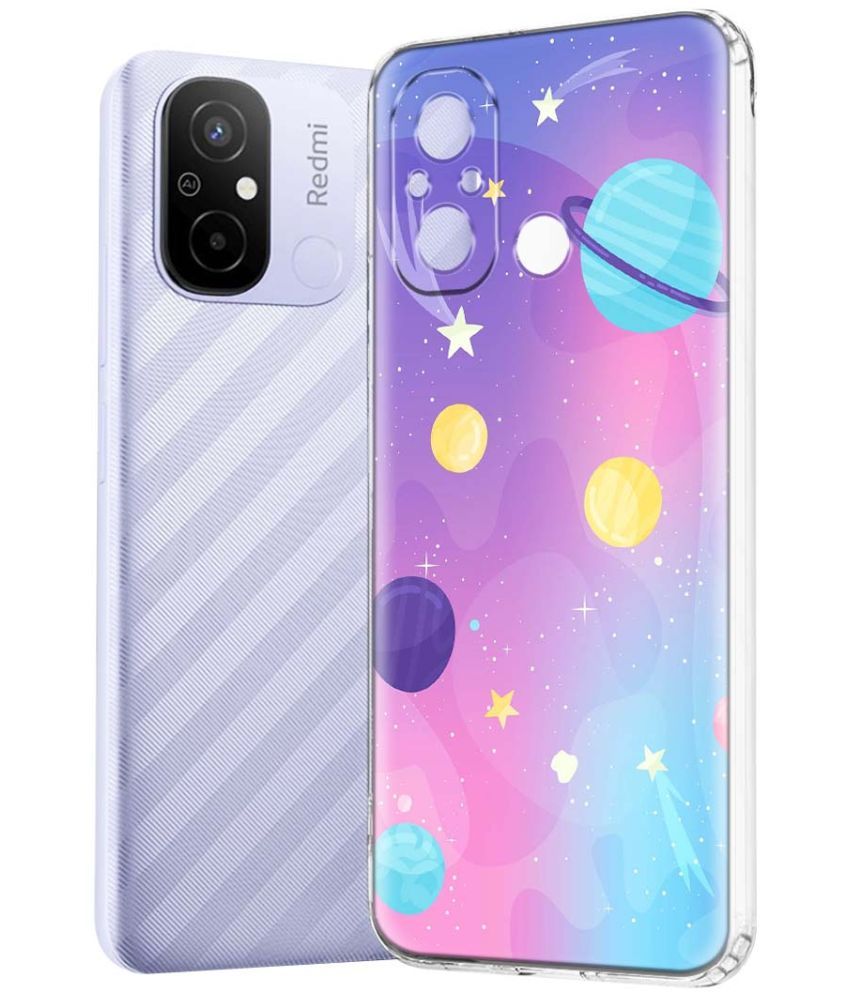     			Fashionury Multicolor Printed Back Cover Silicon Compatible For Redmi 12C ( Pack of 1 )