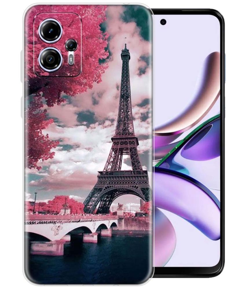     			Fashionury Multicolor Printed Back Cover Silicon Compatible For Moto G13 ( Pack of 1 )