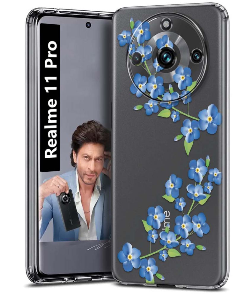     			Fashionury Multicolor Printed Back Cover Silicon Compatible For Realme 11 Pro ( Pack of 1 )