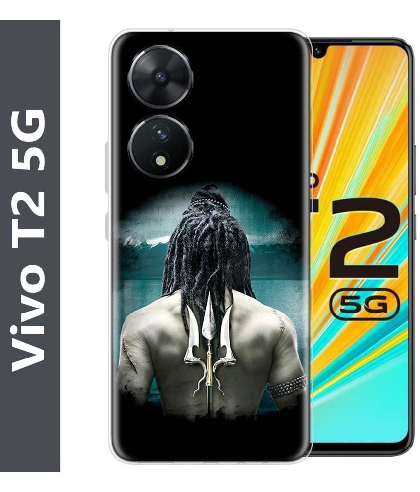     			Fashionury Multicolor Printed Back Cover Silicon Compatible For Vivo T2 5G ( Pack of 1 )