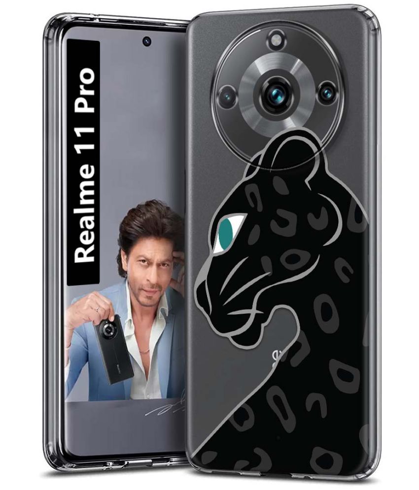     			Fashionury Multicolor Printed Back Cover Silicon Compatible For Realme 11 Pro ( Pack of 1 )