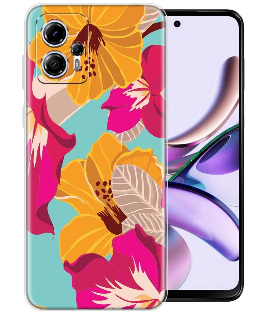     			Fashionury Multicolor Printed Back Cover Silicon Compatible For Moto G13 ( Pack of 1 )