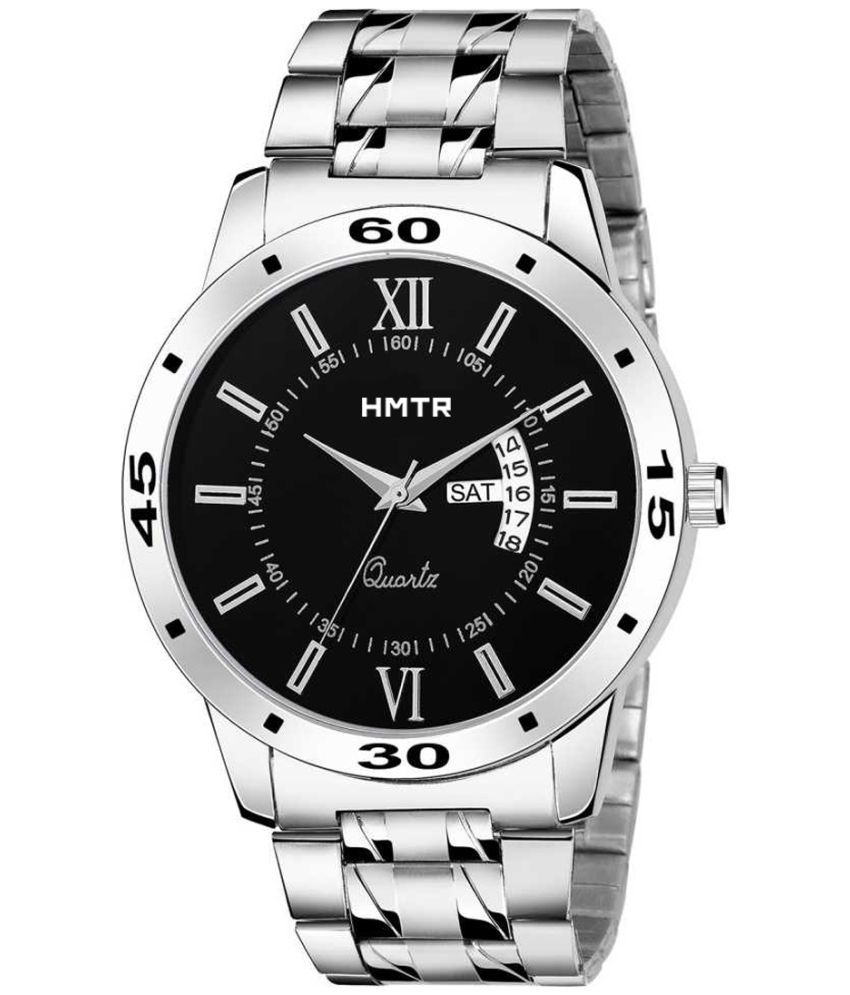     			HMTr Black Stainless Steel Analog Men's Watch