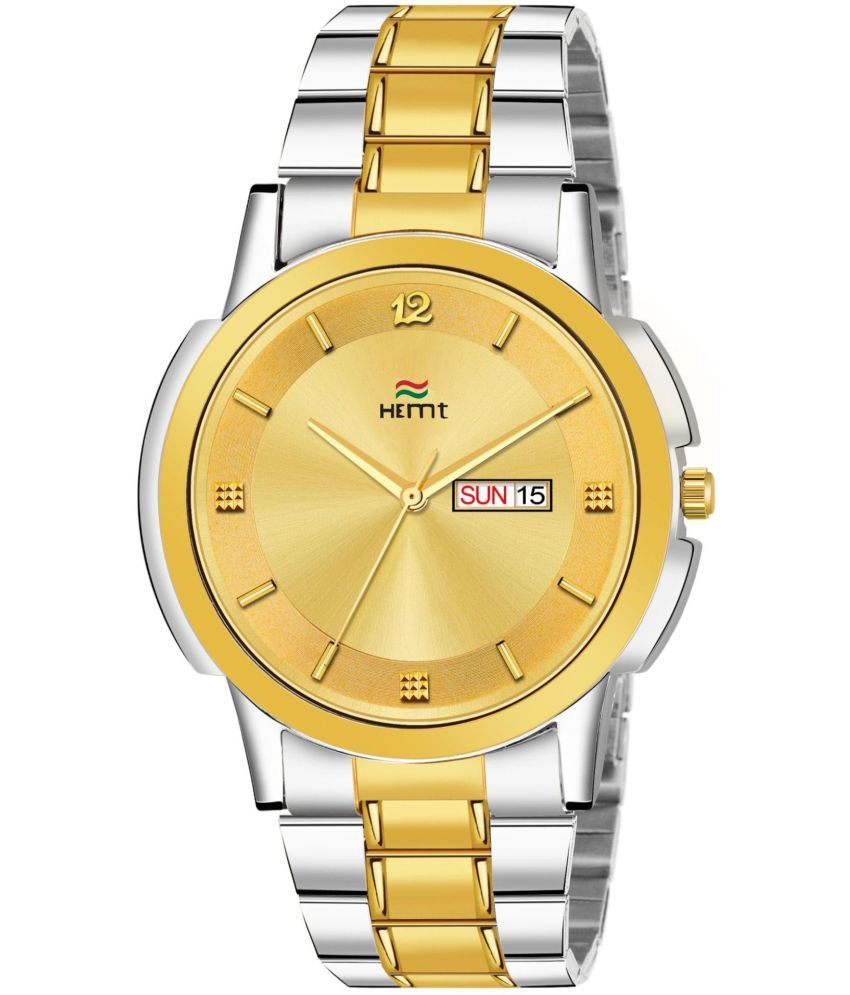     			Hemt Gold Metal Analog Men's Watch