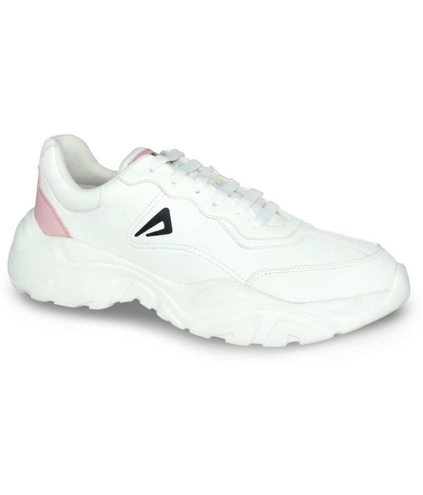     			Impakto - White Women's Running Shoes