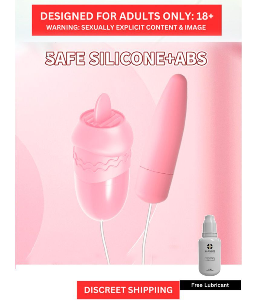     			Pink Perfection |2-In-1 Licker + Egg Vibrator with USB Direct Connect | Sexual Vibrator For Women And Couple