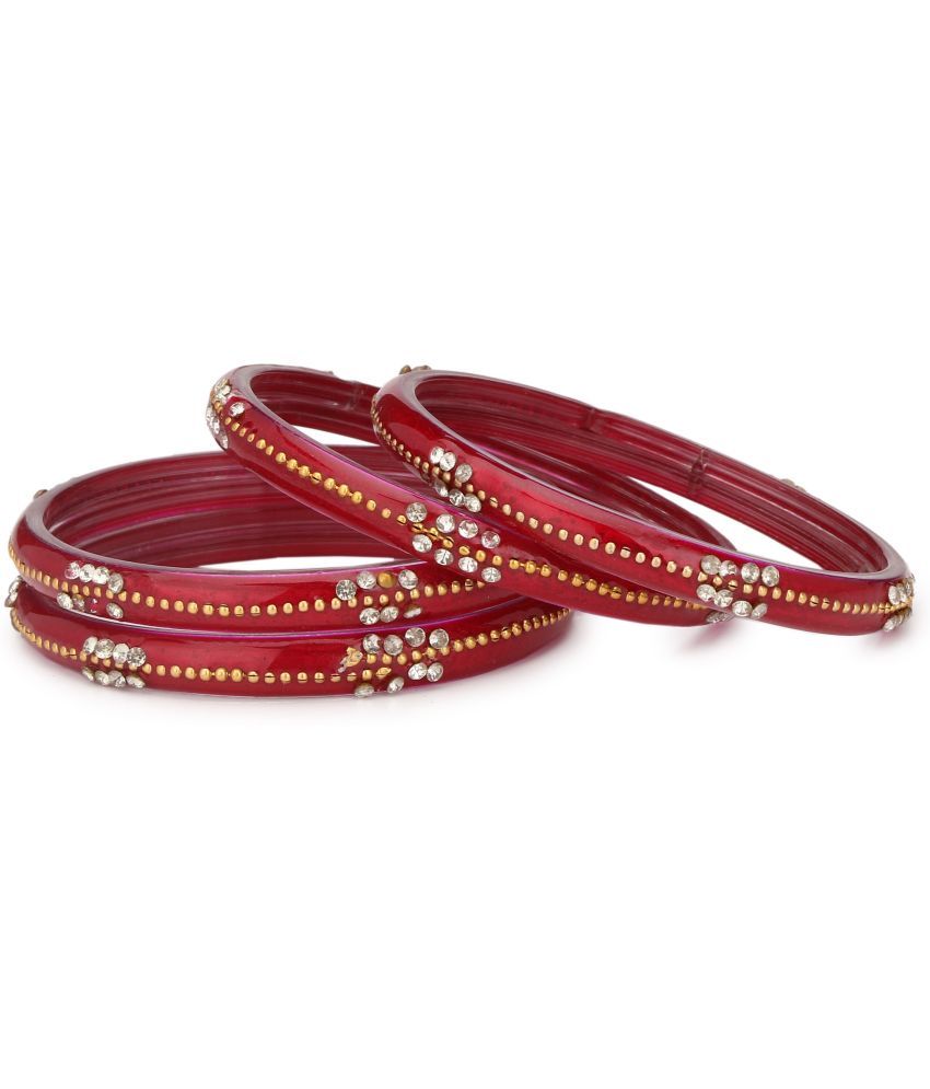     			Somil Maroon Kada ( Pack of 10 )