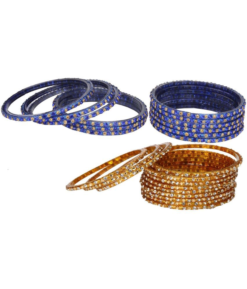     			Somil Multicolor Bangle Set ( Pack of 24 )