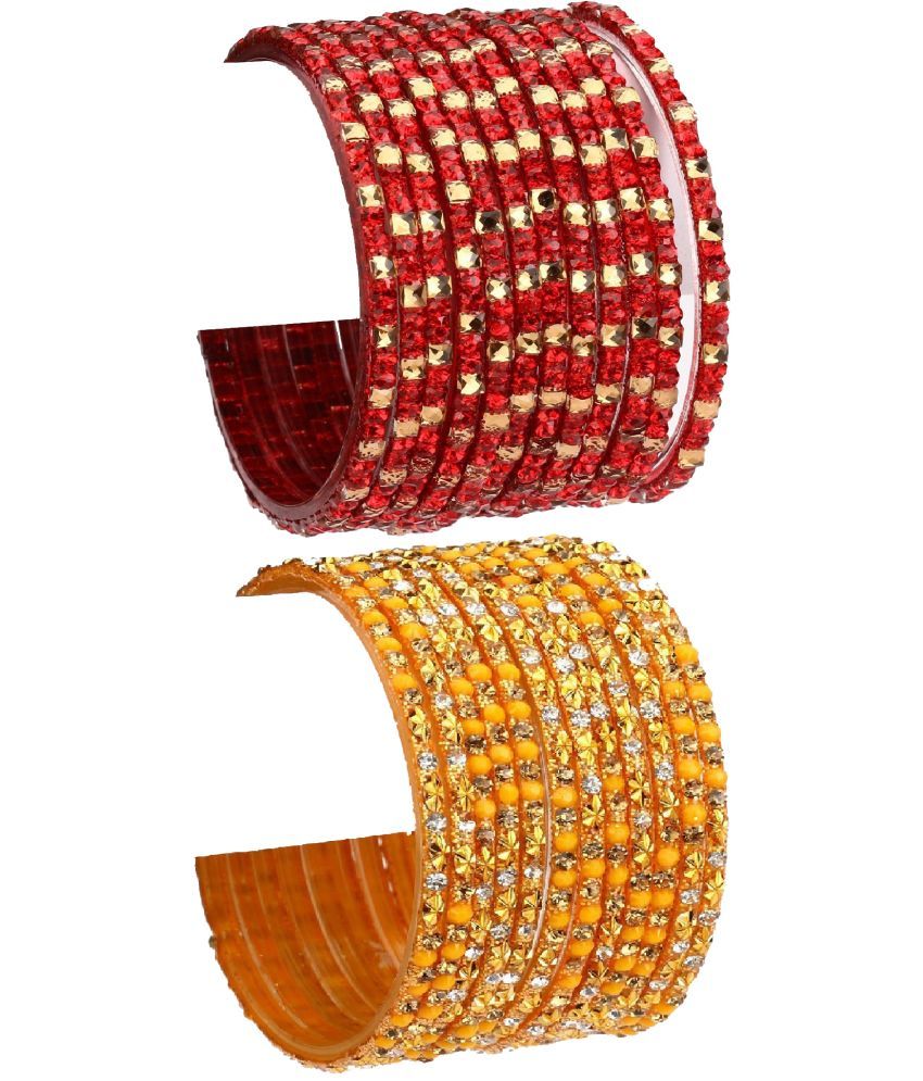     			Somil Multicolor Bangle Set ( Pack of 24 )