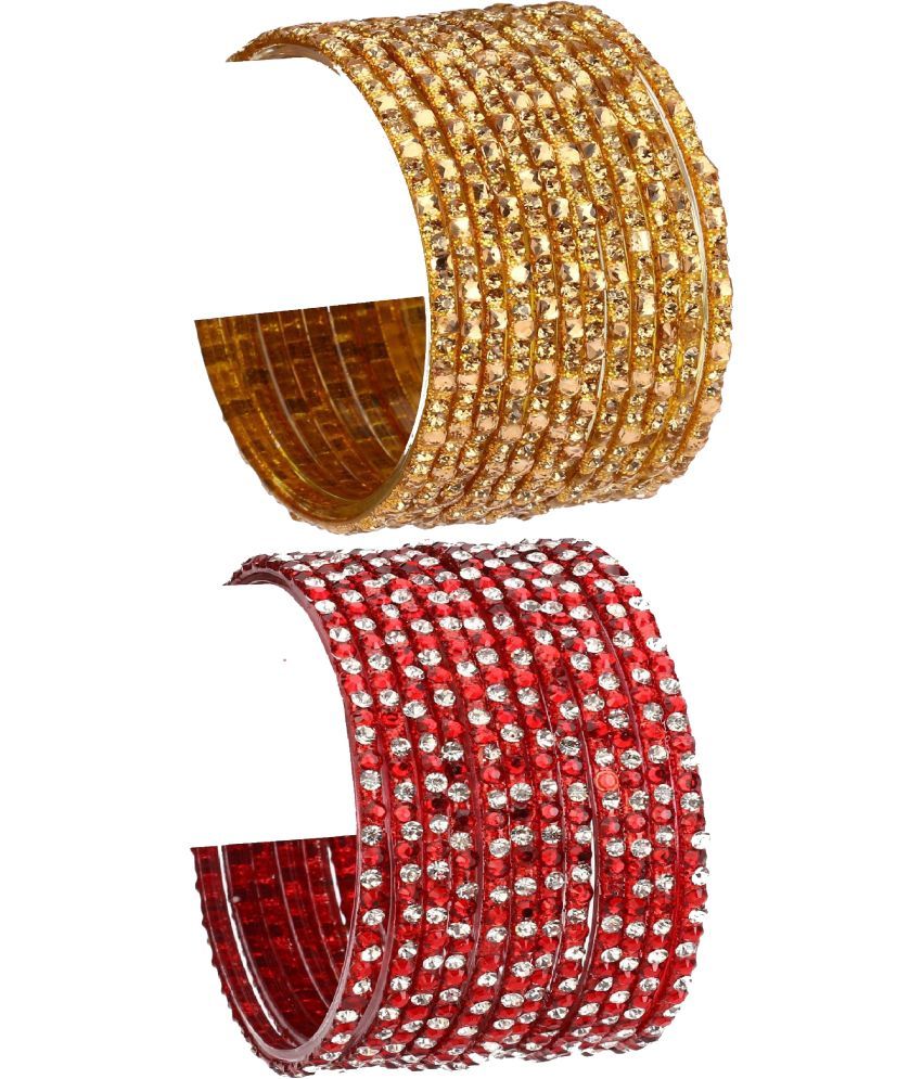     			Somil Multicolor Bangle Set ( Pack of 24 )