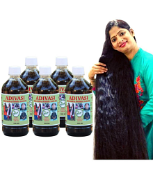 ADIVASI Anti Hair Fall Bhringraj Oil 500 ml ( Pack of 5 )